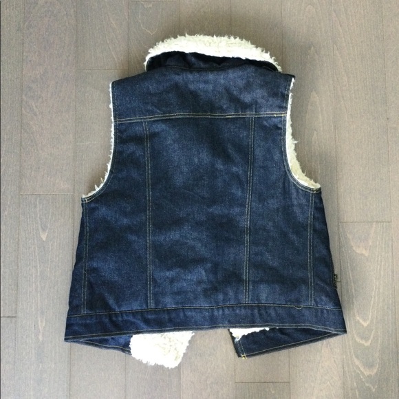 Steve Madden Denim Vest Small/Medium - Picture 3 of 5